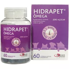 Hidrapet Ômega Zero Acúcar C/ 60 Cáp. Cães E Gatos Agener