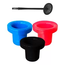 Accesorio Mate Polímero Colores Surtido X30 Azul Negro Rojo