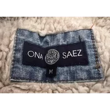 Campera De Jean Con Corderito Ona Saez