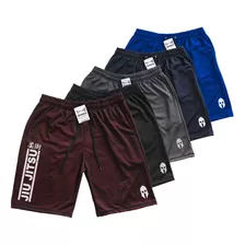 Kit 5 Shorts Jiu Jitsu Dry Fit Academia Corrida Treino