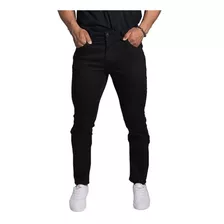 Calça Jeans Masculina - Preto Skinny Com Elastano - Lycra Pr