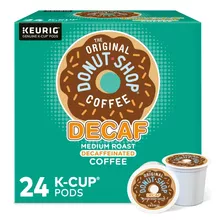 Keurig K Cup Original Donut Shop Decaf Medium Roast 24 Pzas.