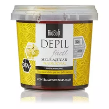 Biosoft Cera Depilatória Mel E Acúcar Tradicional 300g