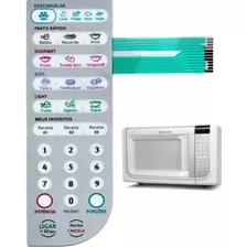 Membrana Teclado Painel Microondas Electrolux Mef41 Mef 41