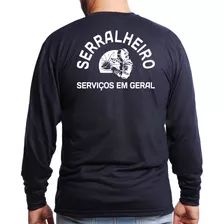 Camiseta Serralheiro Trabalho Uniforme Camisa Plus Size Exg