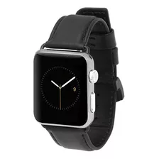 Correa Cuero Case Mate Compatible Con Apple Watch 42mm Negro