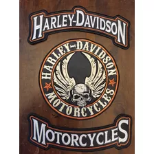 Parche Bordado Harley Davidson Motorcycles Choppers Bikers