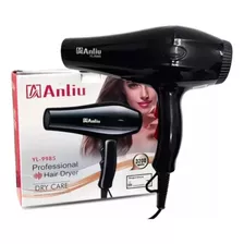 Secador Profissional Anliu Yl-9985 3200w Preto 110v