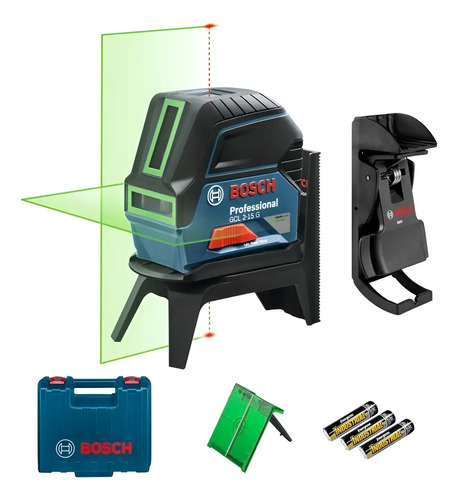 Nivel Laser Bosch Autonivelante Gcl 2-15 G Lineas Verdes Dgm