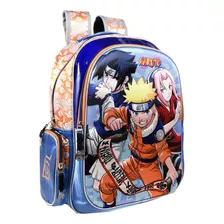 Mochila Escolar Naruto 3d 100% Original Primaria 