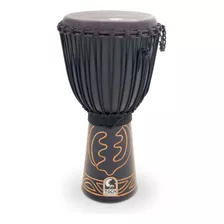 Toca Djembe De 12 Mamba Negra Afinado Con Cuerda Abmd-12