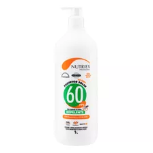 Protetor Solar Nutriex Profissional Ação Repelente 60fps En Creme 1l