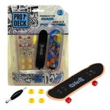 Skate De Dedo Skateboard Lixa E Truck Fingerboard Brinquedo