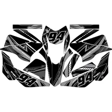 Stickers, Calca, Vinil, Para Moto Crossmax250 Mod-44