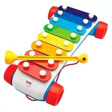 Fisher Price Xilofone Colorido C/ Rodinhas Mattel - Cmy09