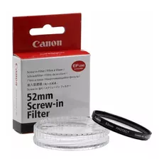 Filtro Eos Canon Original Uv Protector 52mm Diámetro Japón 