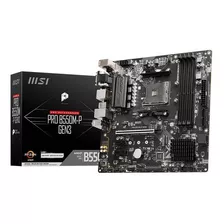 Tarjeta Madre Msi Pro B550m-p Gen 3 Ryzen Am4 Ddr4 Matx 