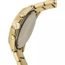 Reloj Armani Exchange Hombre Drexler Acero Vr Color De La Correa Dorado