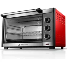 Horno Electrico Ultracomb De Mesa Uc45cn 45l1600w Conveccion Color Negro/rojo