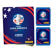 Album + 25 Sobres De Figuritas Copa America 2024 Panini