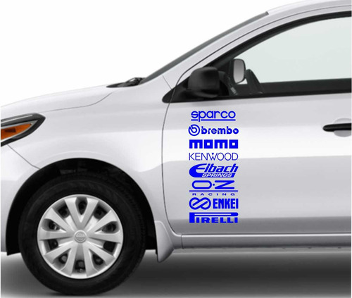 Kit Stickers Calcas Lateral Logos Marcas Carros  Foto 5