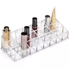 Organizador Acrílico Soporte Porta Labiales 24 Espacios 