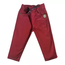 Calça Sarja Masculina Infantil Com Elastano Varias Cores