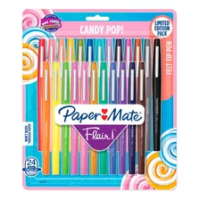 Set 24 Rotuladores Flair Candy Pop Papermate Surtido