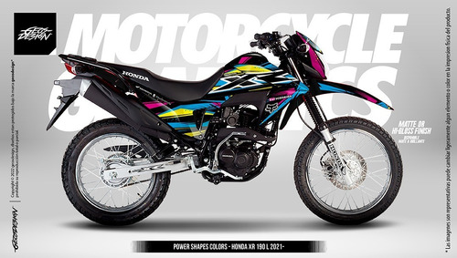 Stickers / Calcas Honda Xr 190 L Geosdesign Foto 7