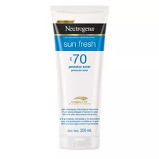 Protetor Solar Neutrogena Sun Fresh Fps70 200 Ml