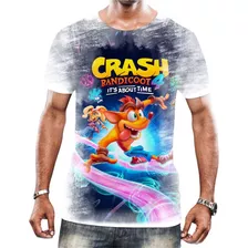 Camiseta Camisa Crash Bandicoot Jogo Play Clássico Game 10