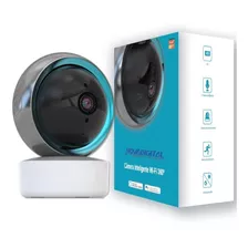 Câmera Inteligente 360º Wifi Compatível Com Alexa E Google