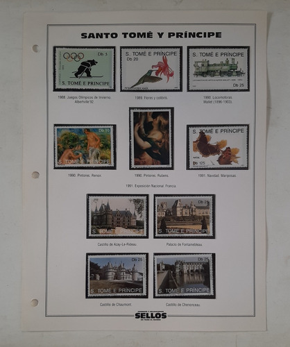 10 Sellos De Santo Tomé Y Príncipe