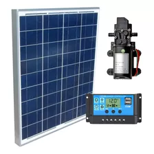 Kit Bomba Dágua 12v + Painel Placa Solar 60w + Controlador