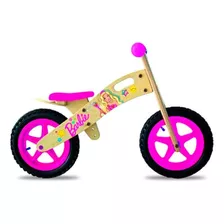 Bicicleta Barbie De Madera Para Niña Niño Primeros Pasos