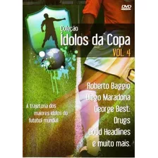 Dvd Coleção Ídolos Da Copa Volume 4 - Maradona Baggio