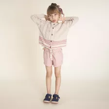 Short Niña Hush Puppies Kids Flowy Rosado