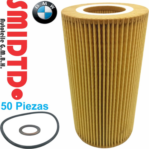 50 Filtros De Aceite Cartucho Bmw 540i 4.4l V8 1996-2003 Foto 4