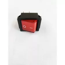 Llave Tecla On Of 4 Pines 15a 250v Con Luz Roja