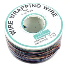 Rolo De Fio Wire Wrap 250 Metros 30awg 8 Cores