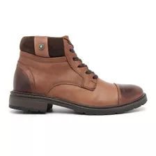 Bota Coturno Casual Masculino Em Couro Legitimo Conforto 101