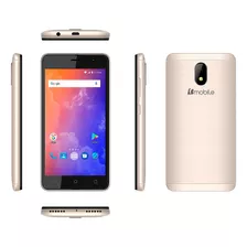 Telefono Bmobile Ax751 Celular 3g Liberado 5'' Dual Sim Nuevo 1+16gb 2000mah Desbloqueado Smartphone Negro Y Dorado