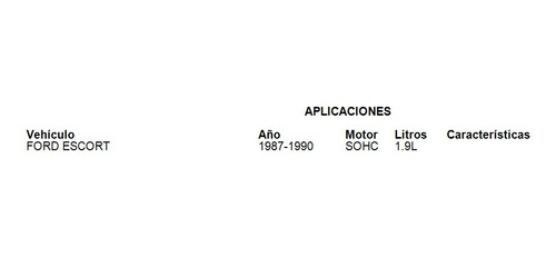 Inyector Para Sistema Tbi Ford Escort 1987 1.9 Tomco Foto 5