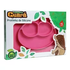 Prato Pratinho Silicone Divisórias Infantil Gruda Na Mesa