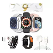 Relógio Smartwatch W59 Pro Com Gps +pulseira E Película .