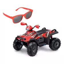 Quadriciclo Polaris Sportsman Peg-pérego Com Óculos De Sol