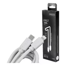 Cable Treqa Usb C A Lightning iPhone Datos Y Carga Rapida 1m