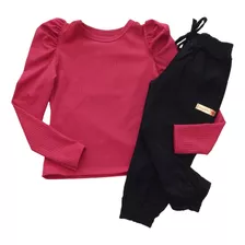 Conjuntinho Blogueirinha Infantil Mini Diva Blusa E Calça