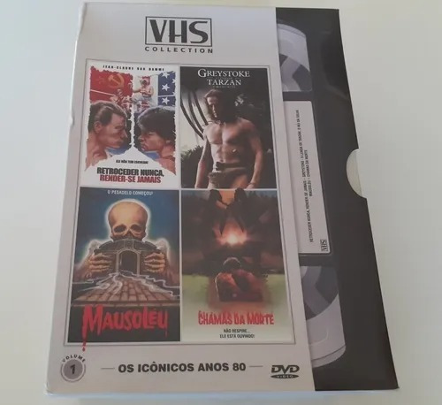 Vhs Collection Vol. 1 - London Filmes Ed. Limitada 4 Dvds 