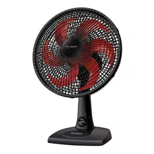 Ventilador Polishop Ultra Wind Smart | 30 Cm | 110v Estrutura Preto Pás Vermelho Material Das Pás Plástico